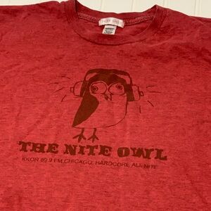Next Level Apparel Red Owl Graphic Tee